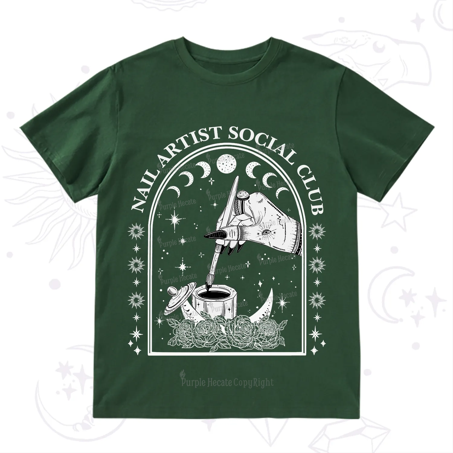 Purplehecate Nail Artist Club Collective T-Shirt