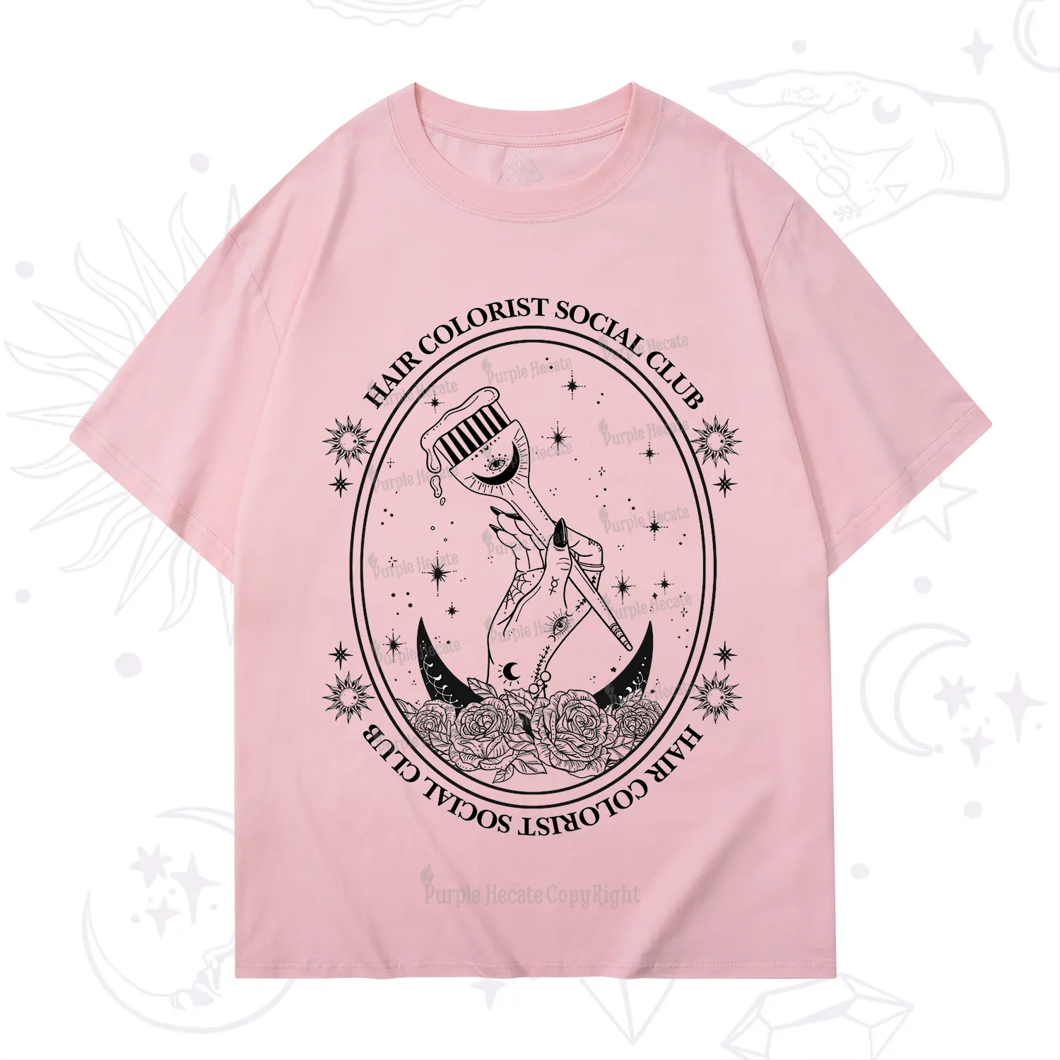 Purplehecate Hair Colorist Social Club T-Shirt