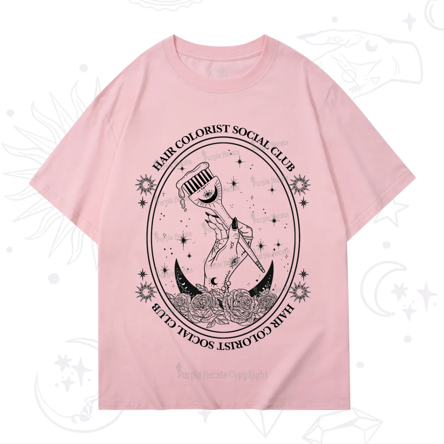 Purplehecate Hair Colorist Social Club T-Shirt