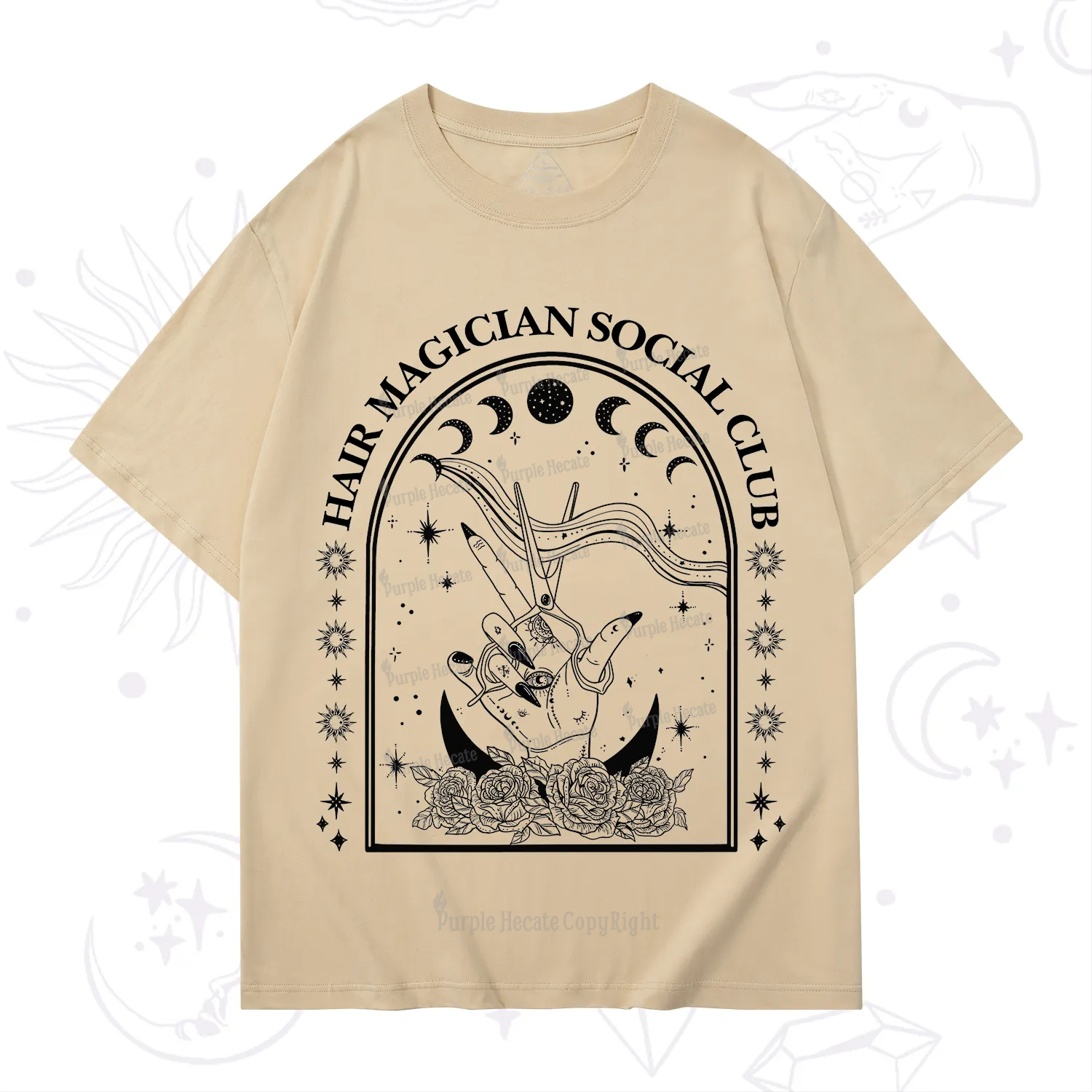 Purplehecate Hair Magician Social Club Collective T-Shirt