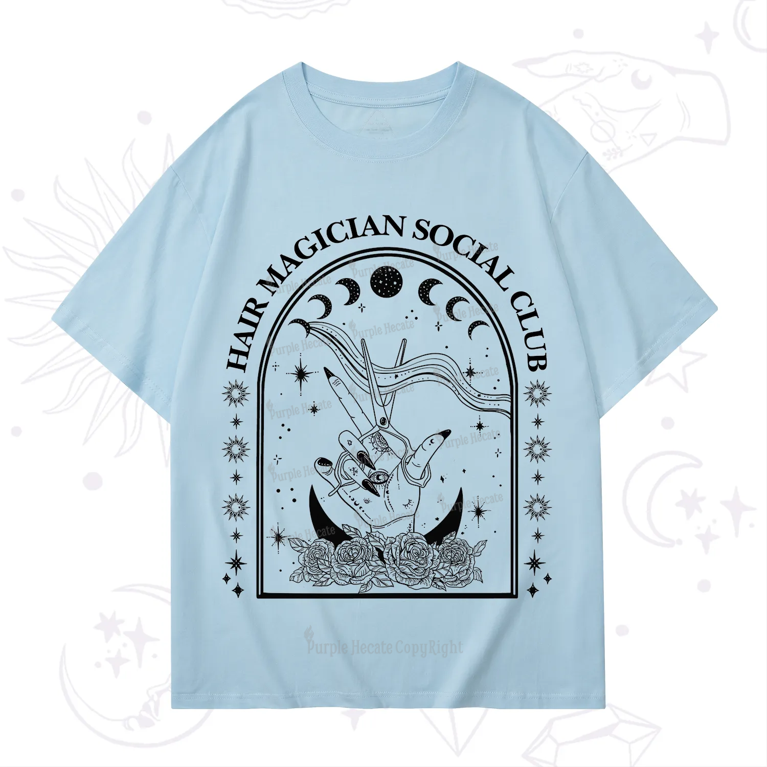 Purplehecate Hair Magician Social Club Collective T-Shirt