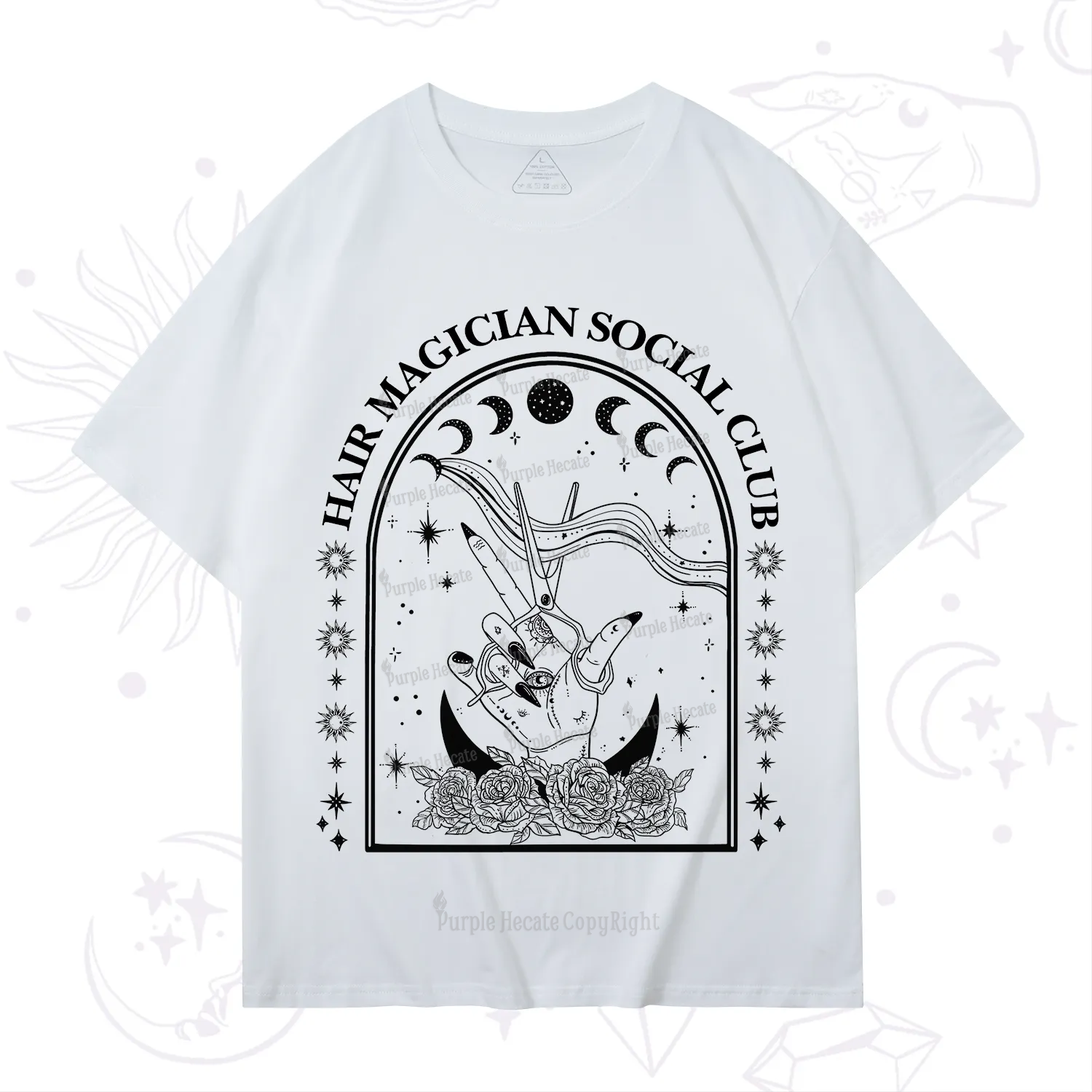 Purplehecate Hair Magician Social Club Collective T-Shirt