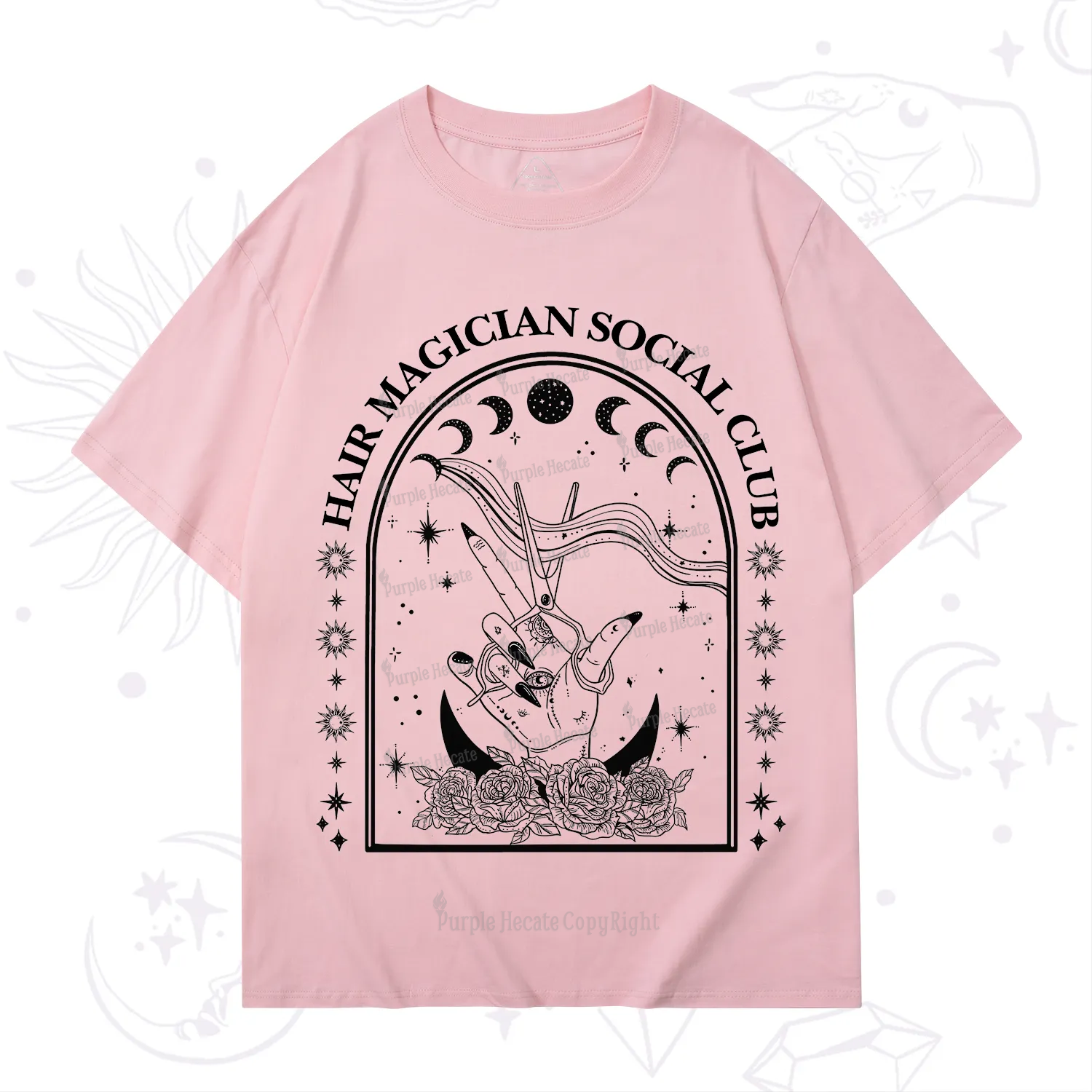 Purplehecate Hair Magician Social Club Collective T-Shirt