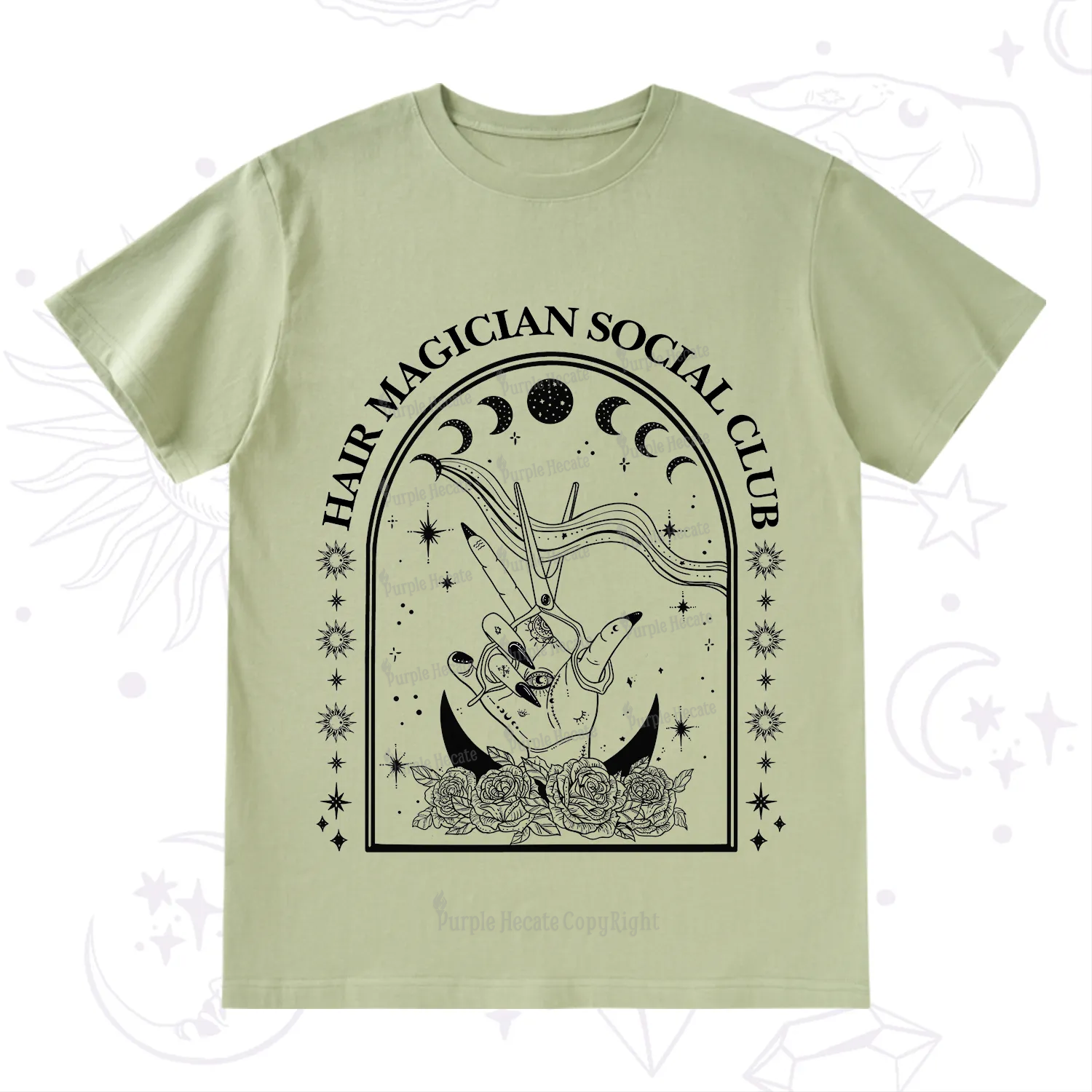 Purplehecate Hair Magician Social Club Collective T-Shirt