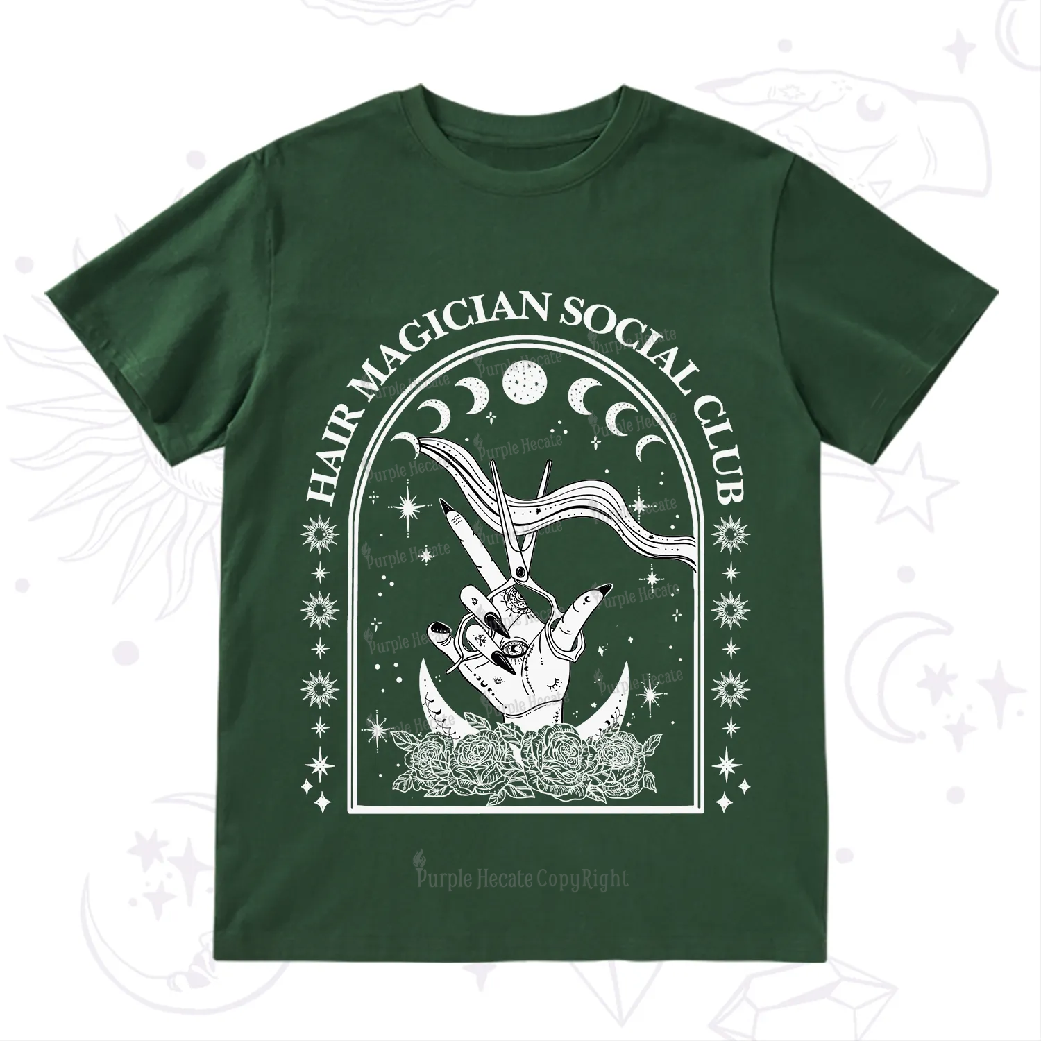 Purplehecate Hair Magician Social Club Collective T-Shirt