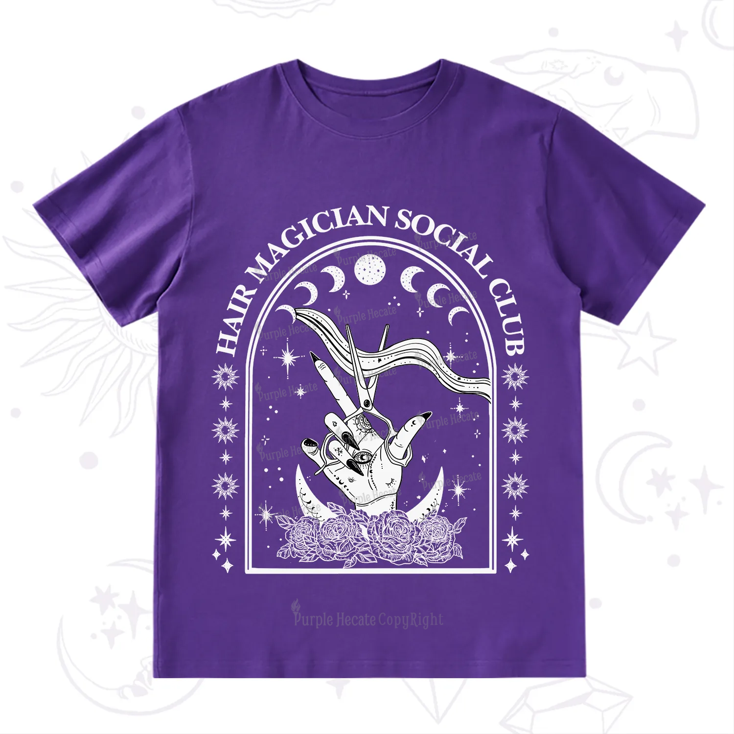 Purplehecate Hair Magician Social Club Collective T-Shirt