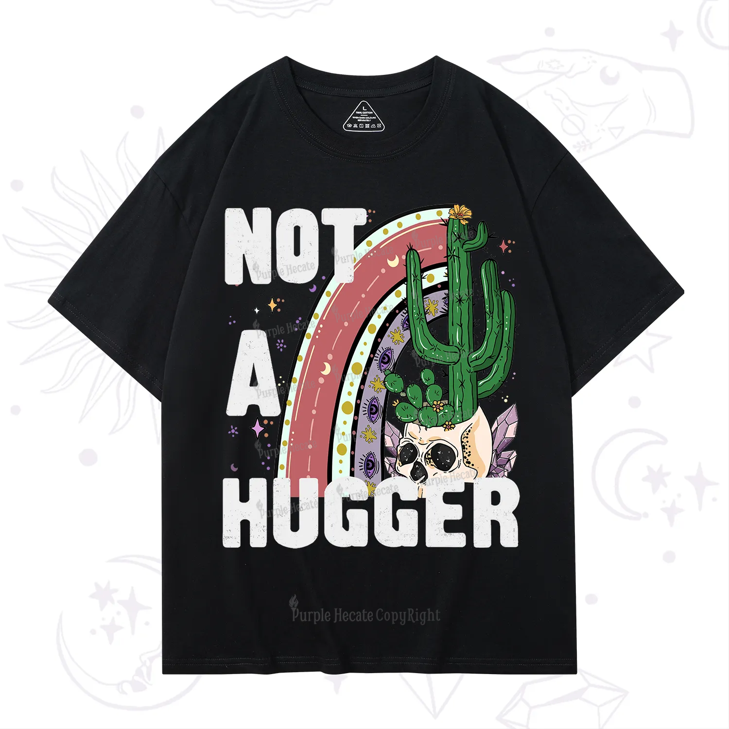 Purplehecate Not A Hugger T-Shirt