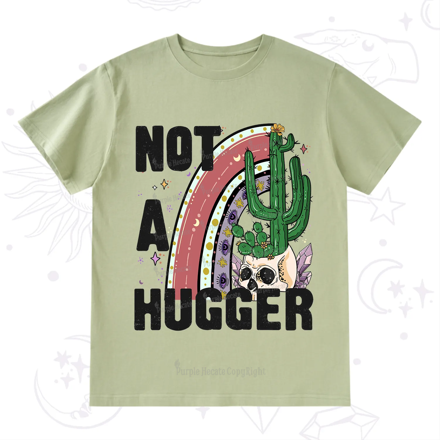 Purplehecate Not A Hugger T-Shirt