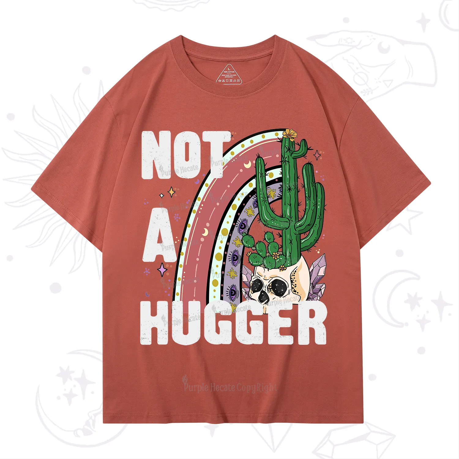 Purplehecate Not A Hugger T-Shirt