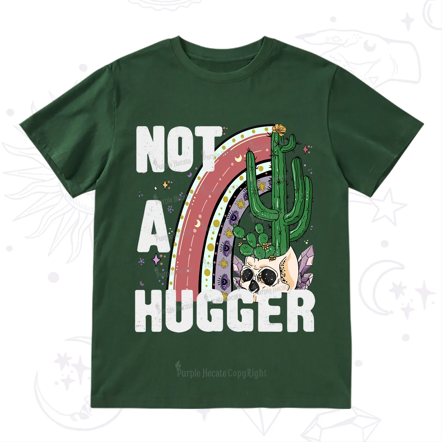 Purplehecate Not A Hugger T-Shirt