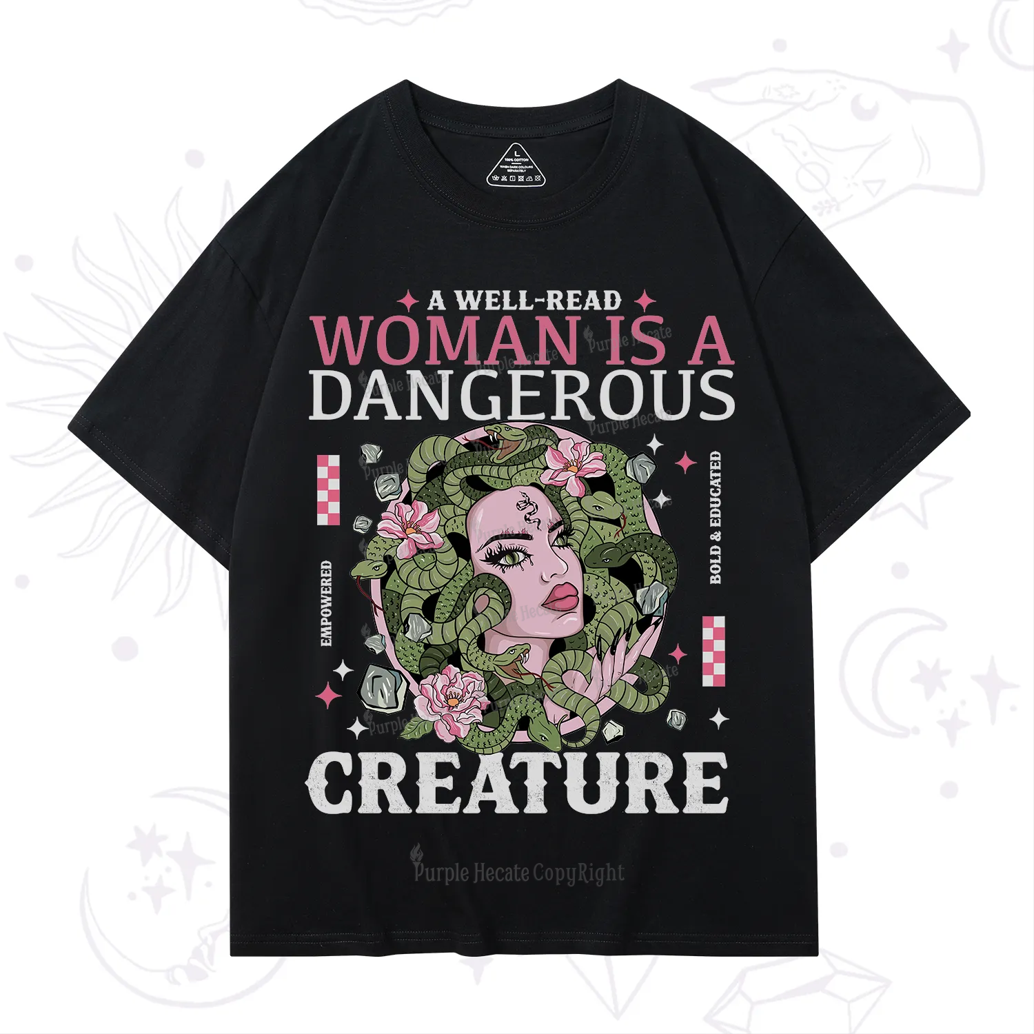 Purplehecate A Well Read Woman Is A Dangerous T-Shirt