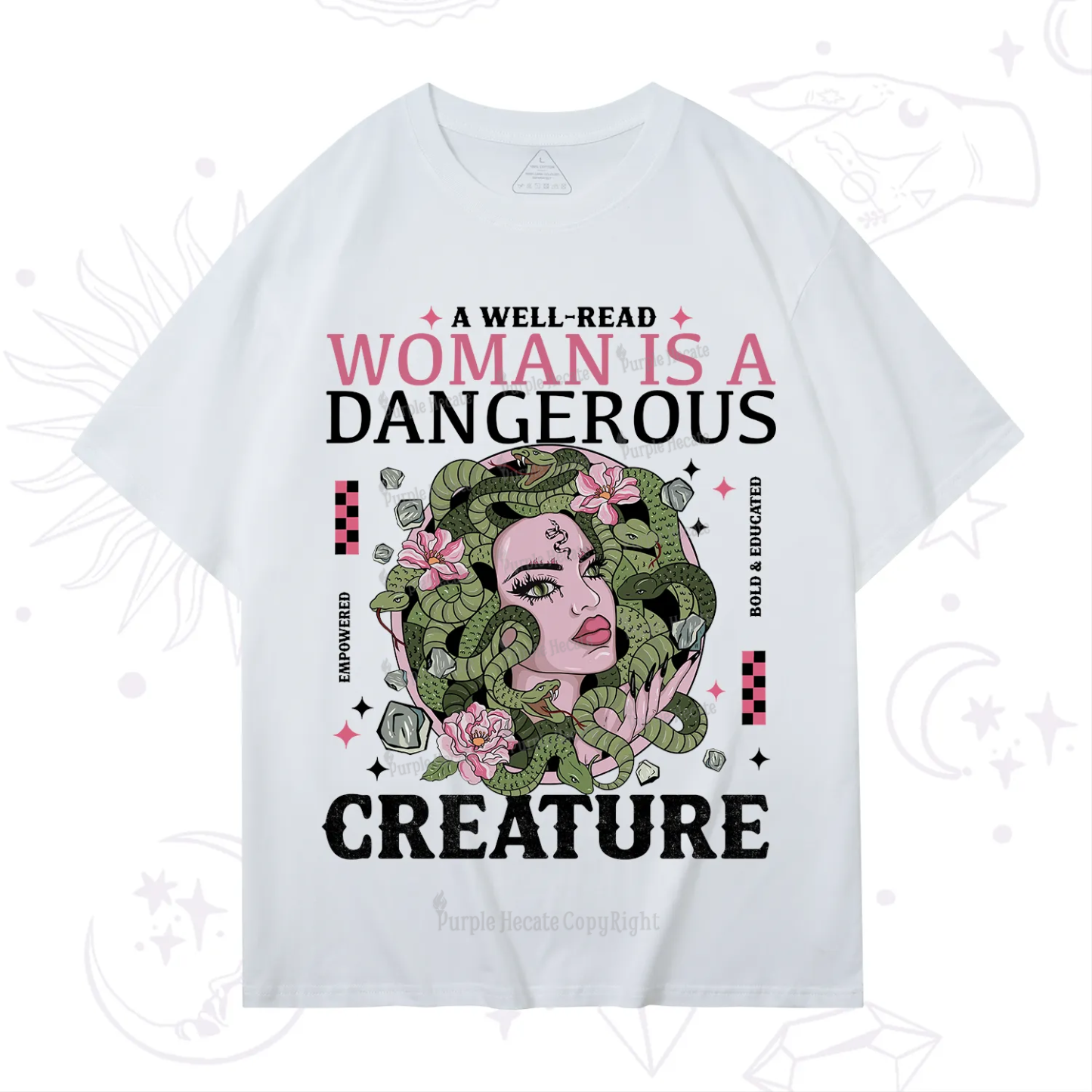 Purplehecate A Well Read Woman Is A Dangerous T-Shirt