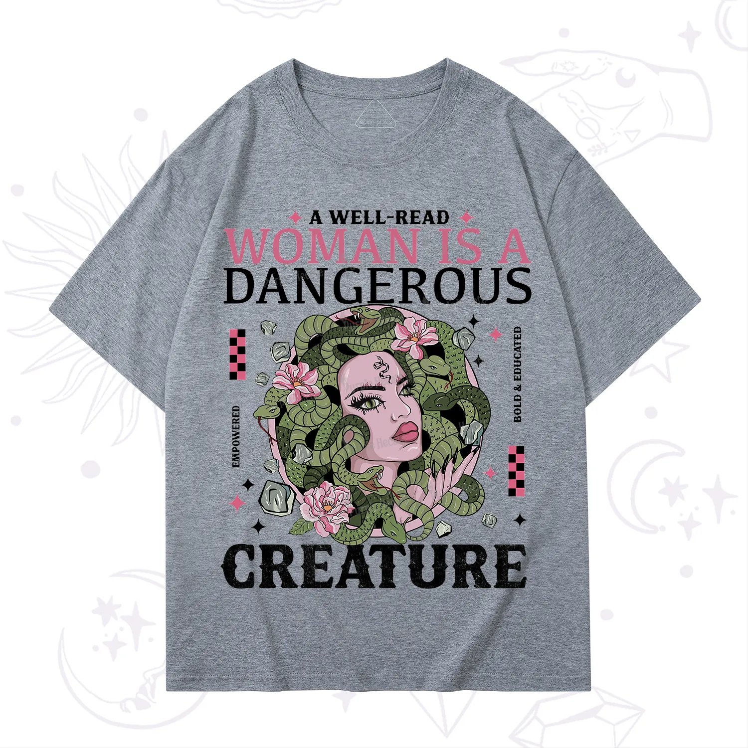 Purplehecate A Well Read Woman Is A Dangerous T-Shirt