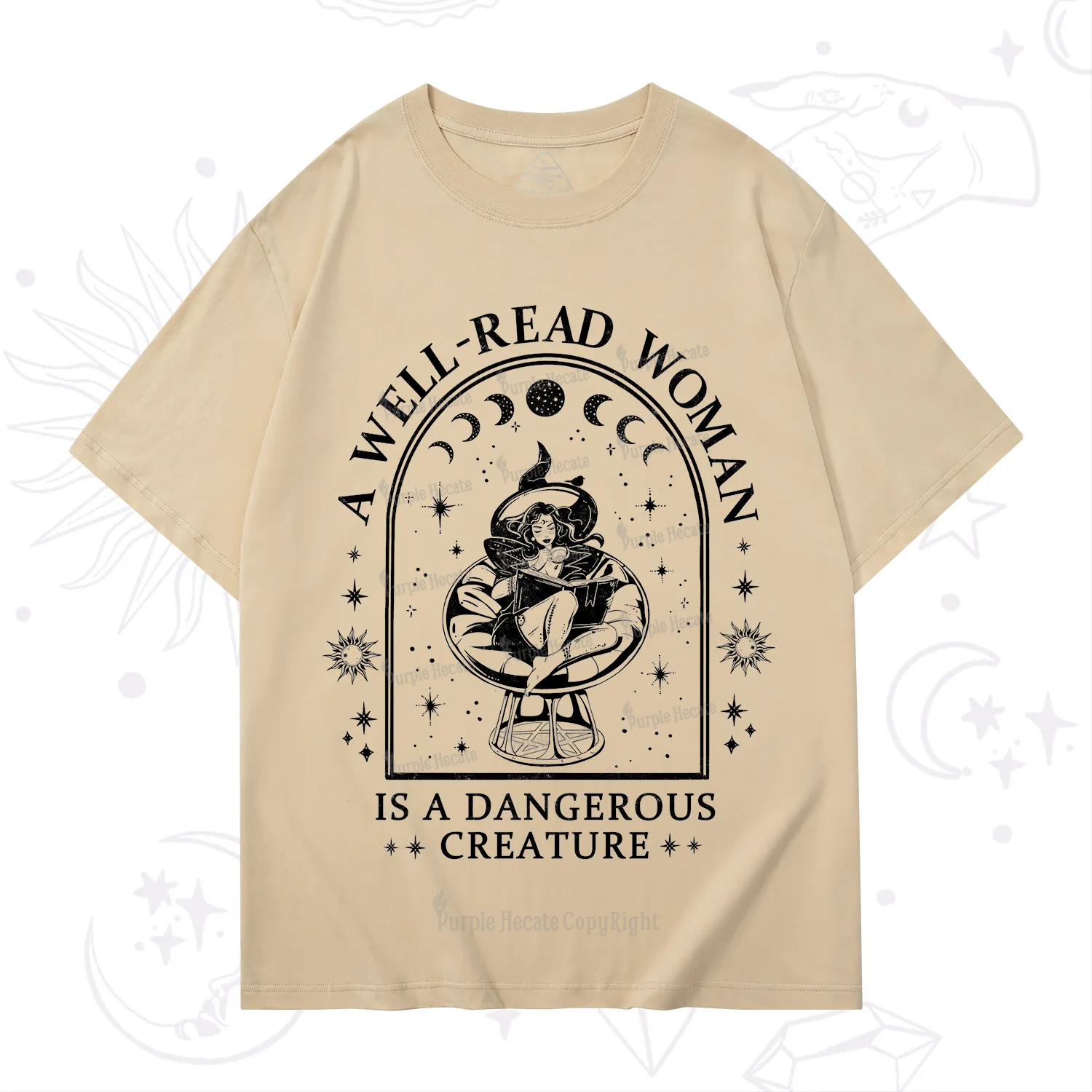 Purplehecate The Nurse Funny Tarot Card T-Shirt