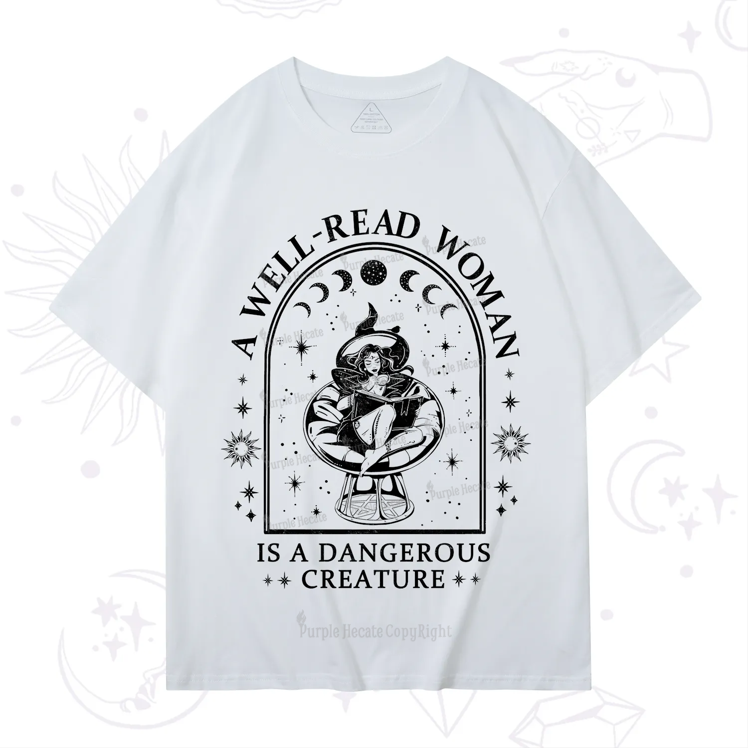 Purplehecate The Nurse Funny Tarot Card T-Shirt