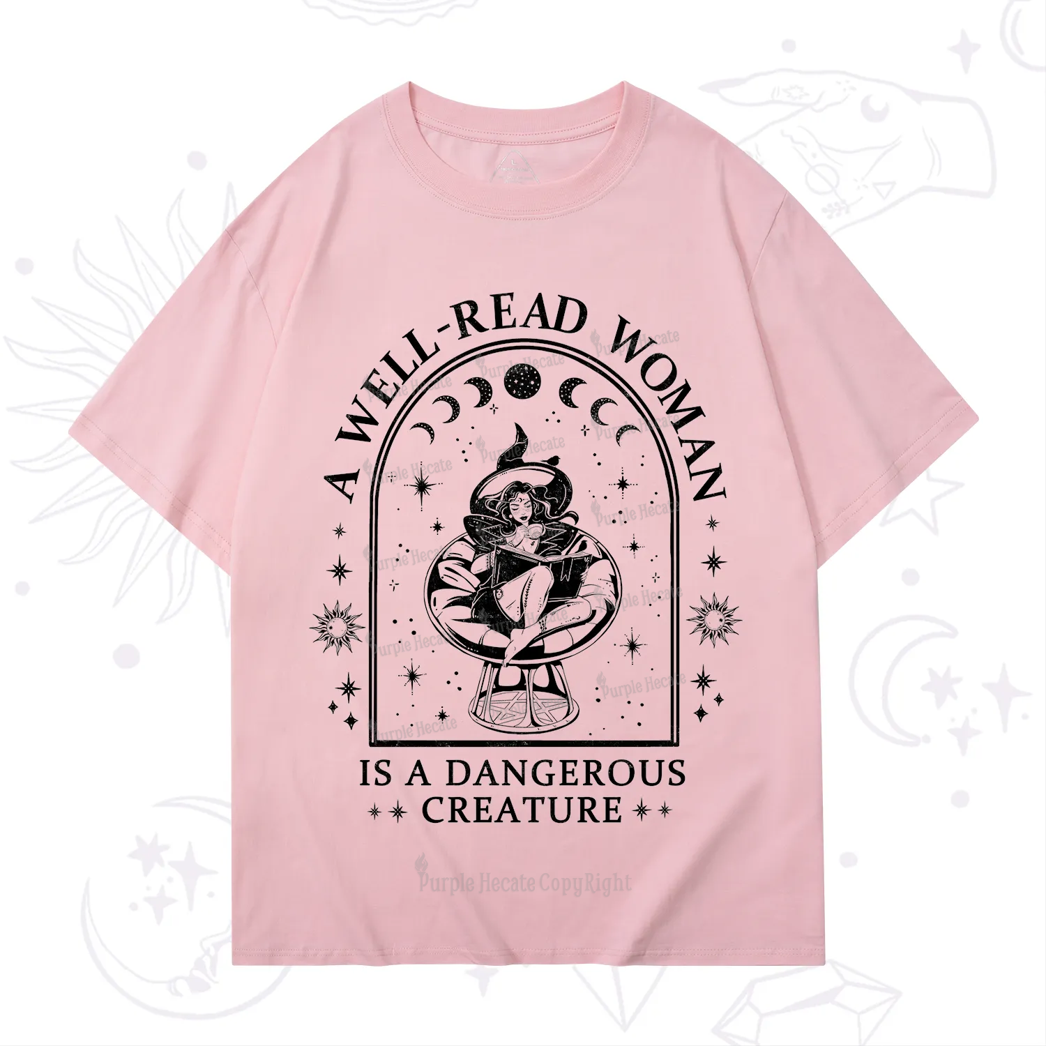 Purplehecate The Nurse Funny Tarot Card T-Shirt