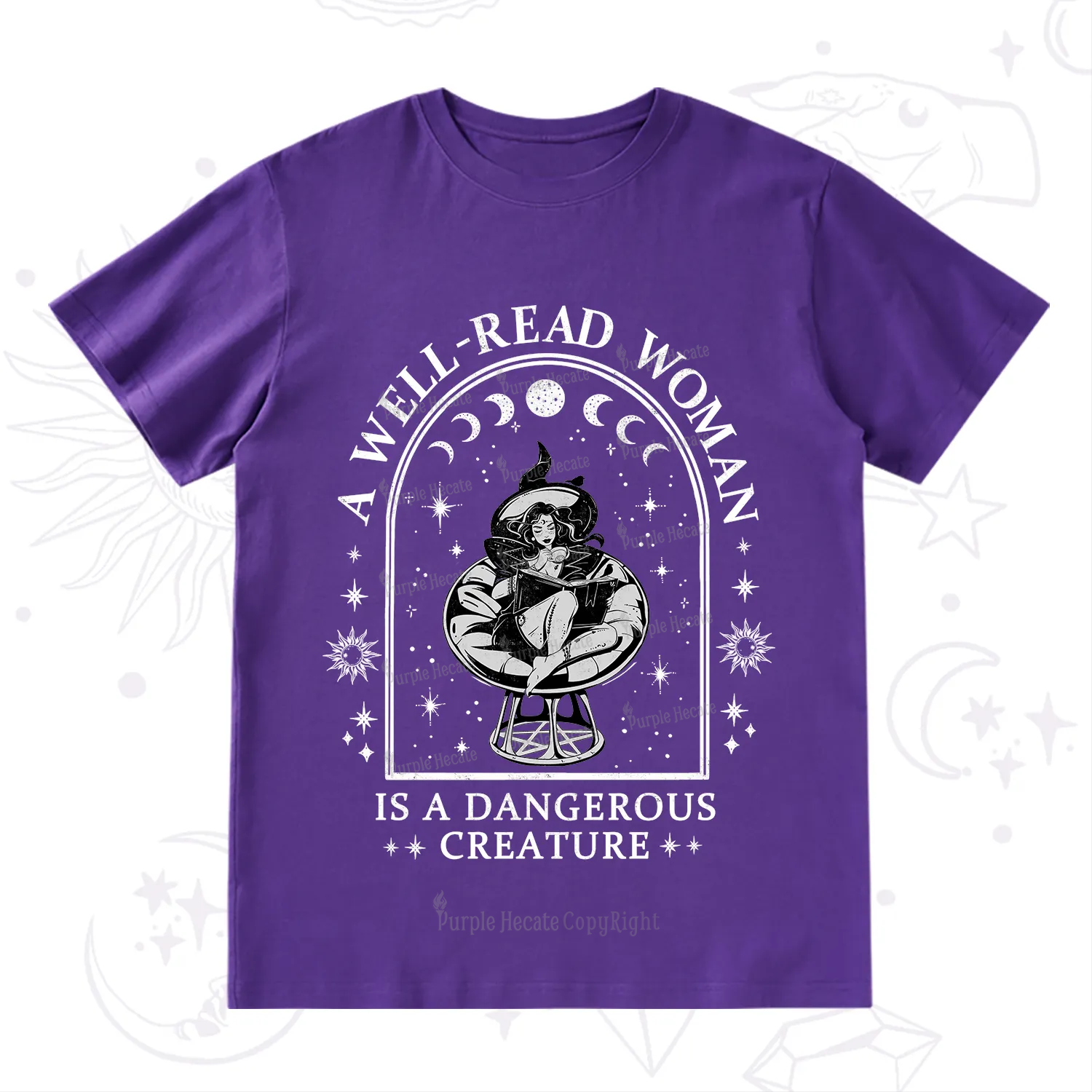 Purplehecate The Nurse Funny Tarot Card T-Shirt