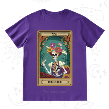 Purplehecate The Nurse Funny Tarot Card T-Shirt