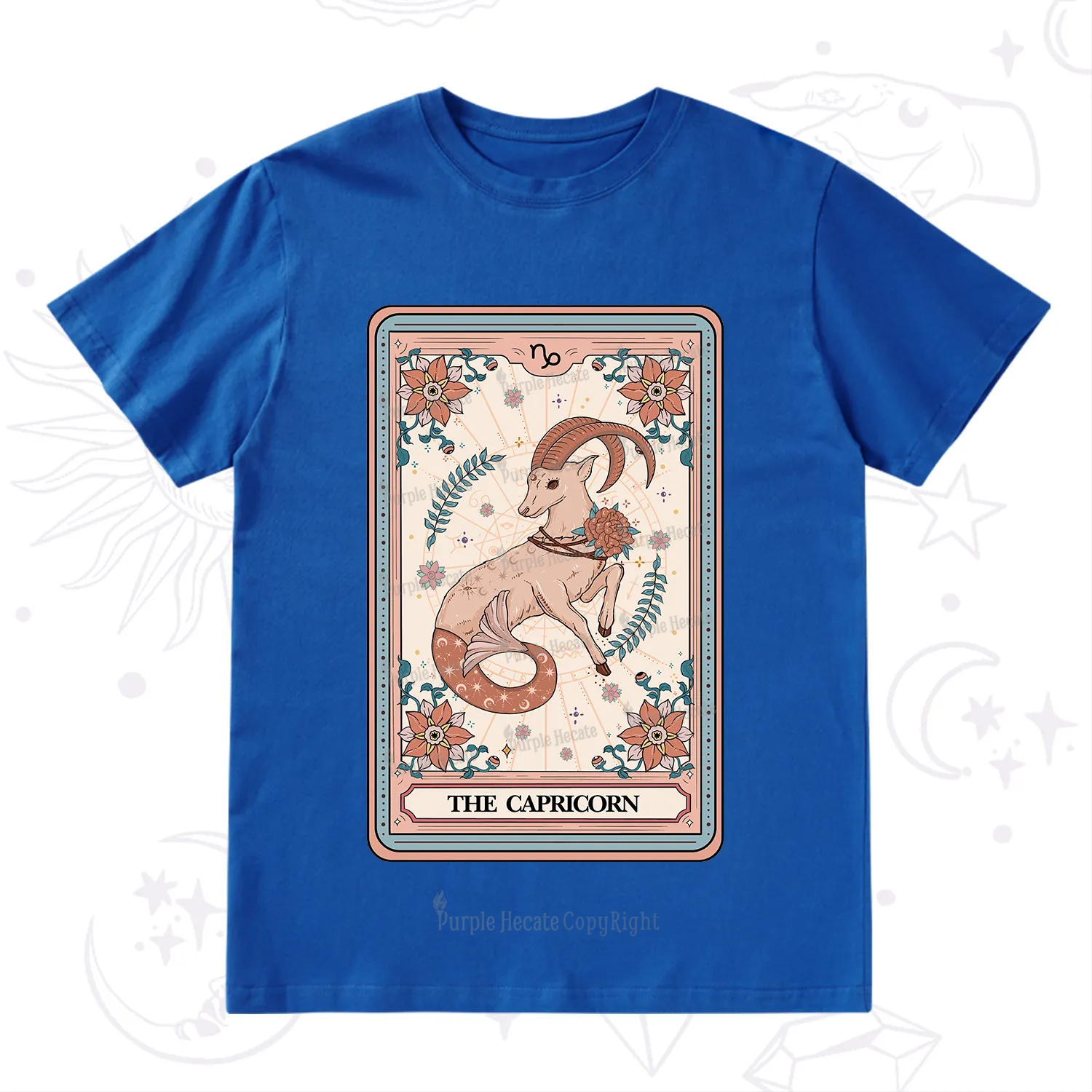 Purplehecate The Capricorn Tarot Card T-Shirt