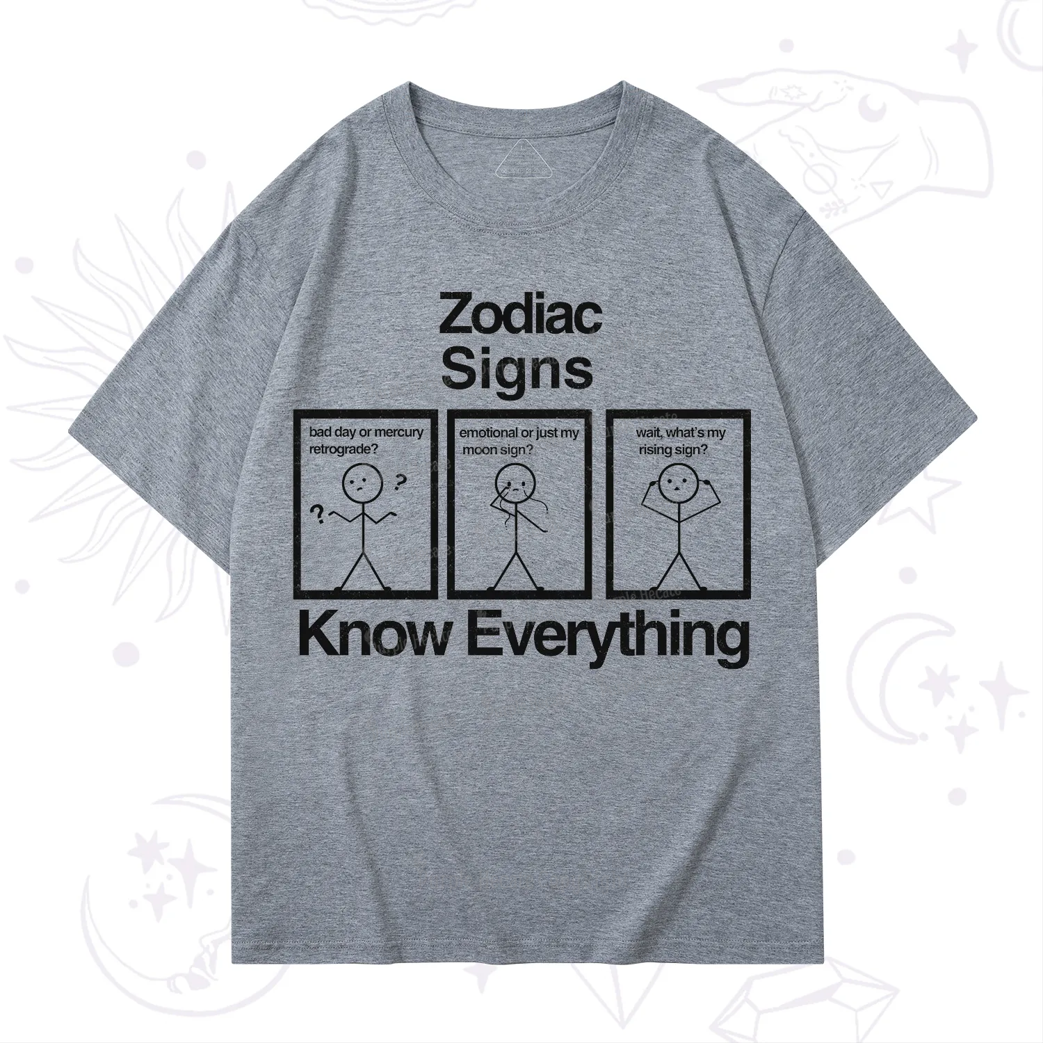 Purplehecate Zodiac Signs Know Everything T-Shirt