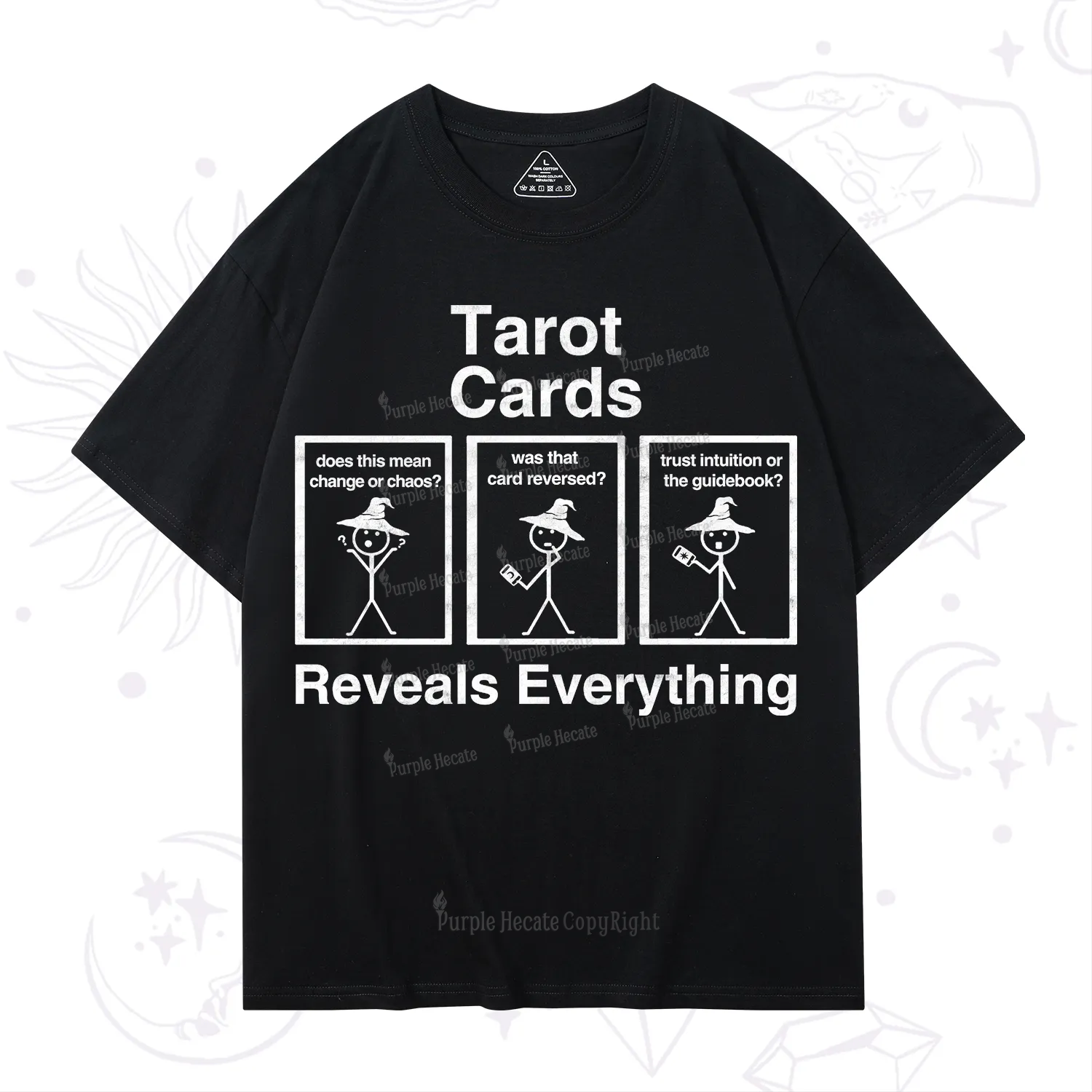 Purplehecate Tarot Card Reveals Everything T-Shirt