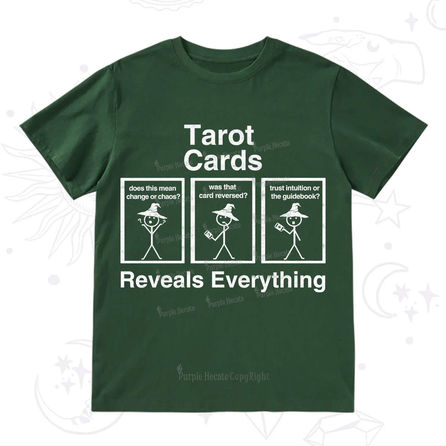Purplehecate Tarot Card Reveals Everything T-Shirt