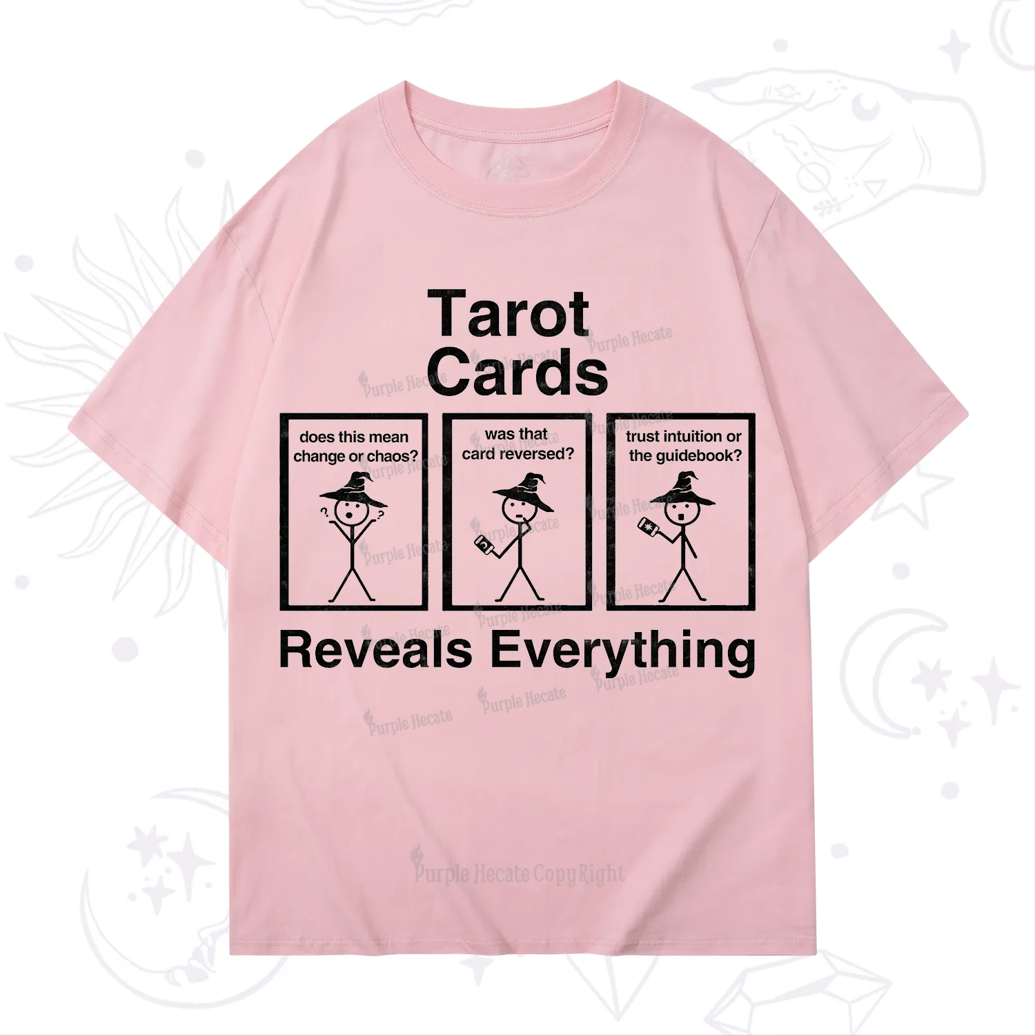 Purplehecate Tarot Card Reveals Everything T-Shirt