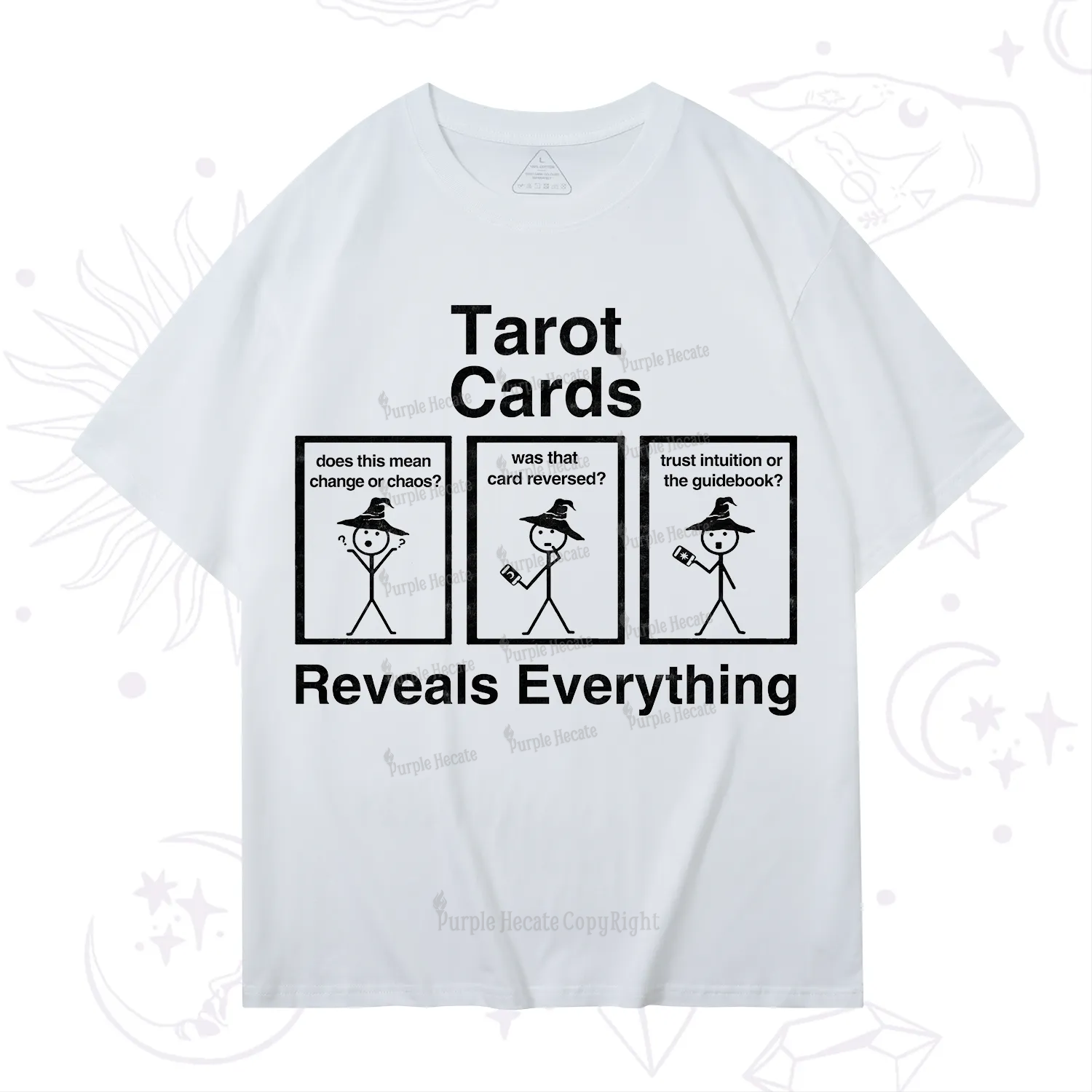 Purplehecate Tarot Card Reveals Everything T-Shirt