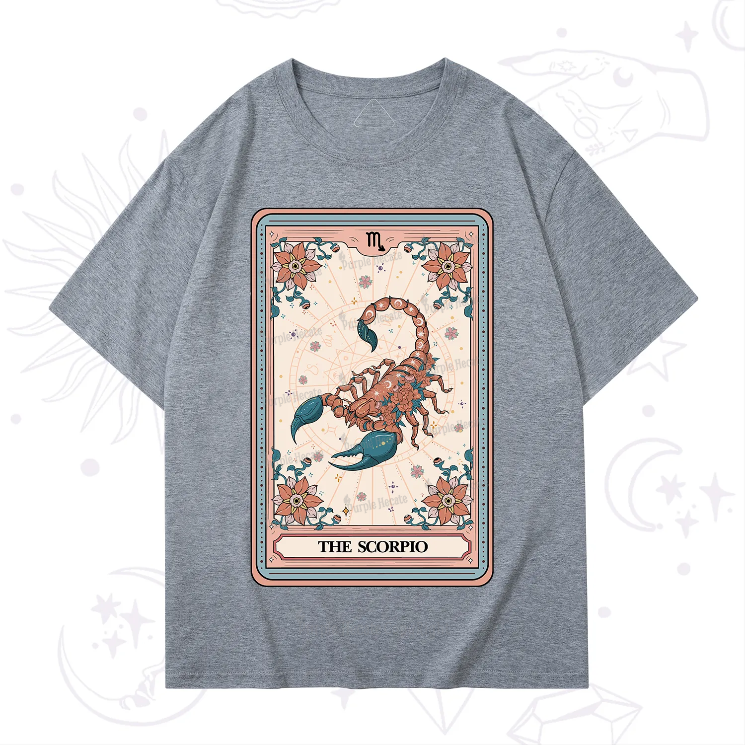 Purplehecate The Scorpio Tarot Card T-Shirt
