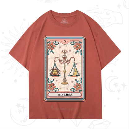 Purplehecate The Libra Tarot Card T-Shirt