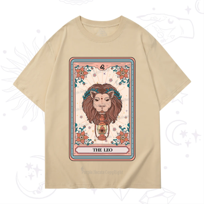 Purplehecate The Leo Tarot Card T-Shirt