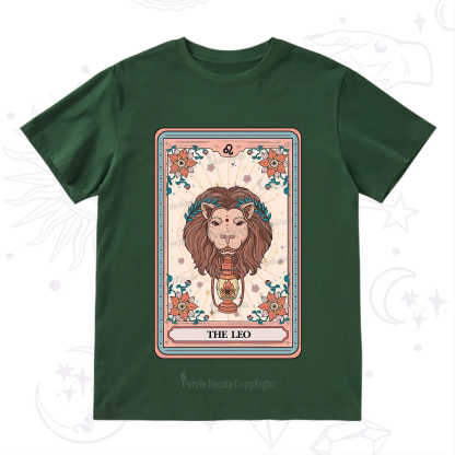 Purplehecate The Leo Tarot Card T-Shirt