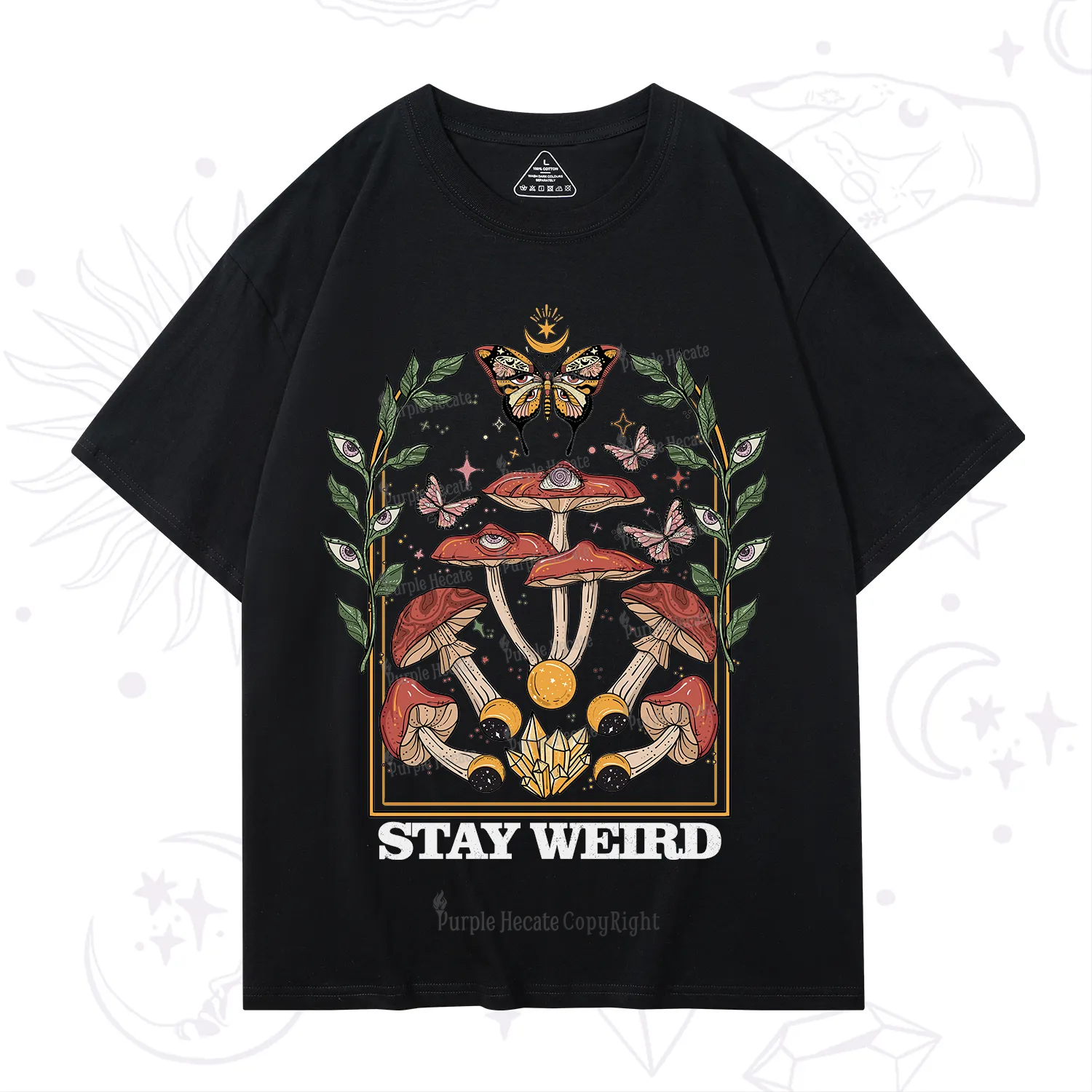 Purplehecate Stay Weird T-Shirt