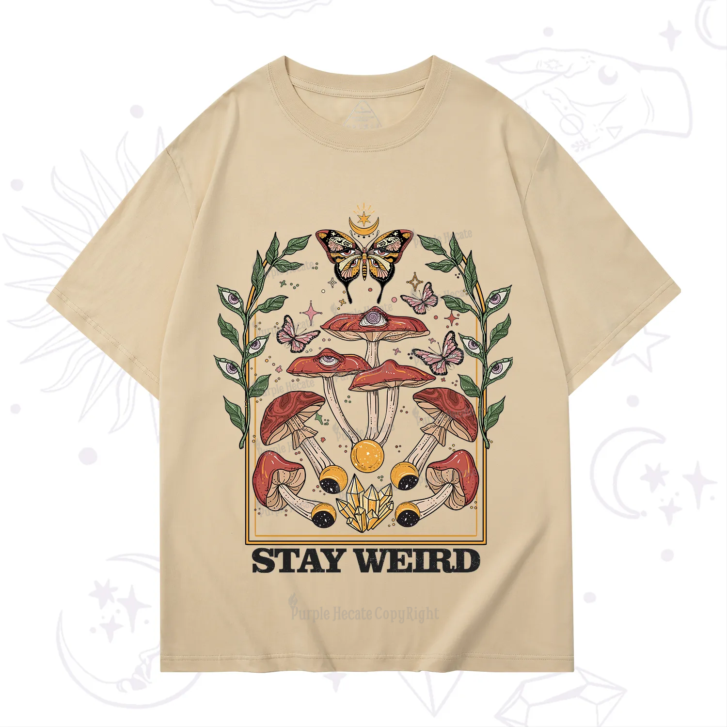 Purplehecate Stay Weird T-Shirt