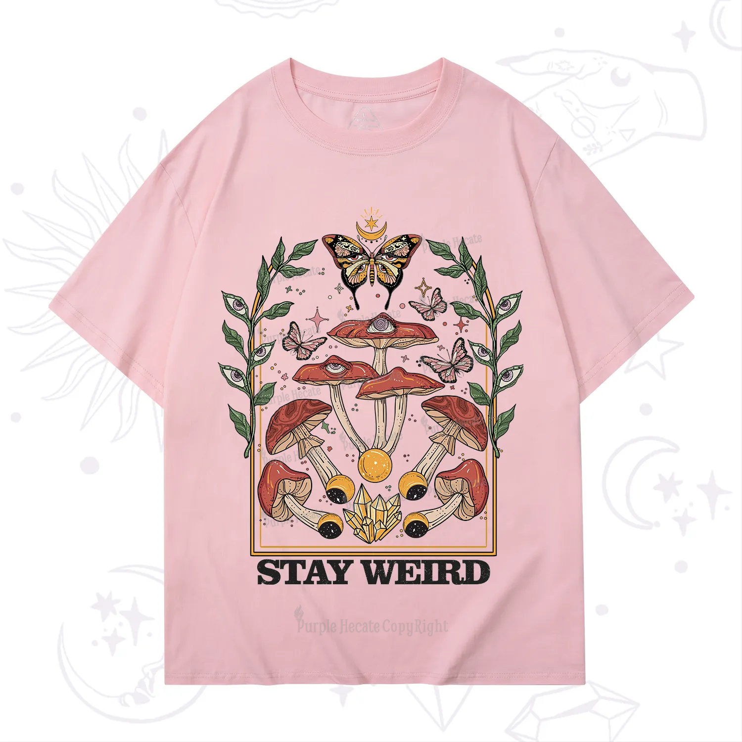 Purplehecate Stay Weird T-Shirt