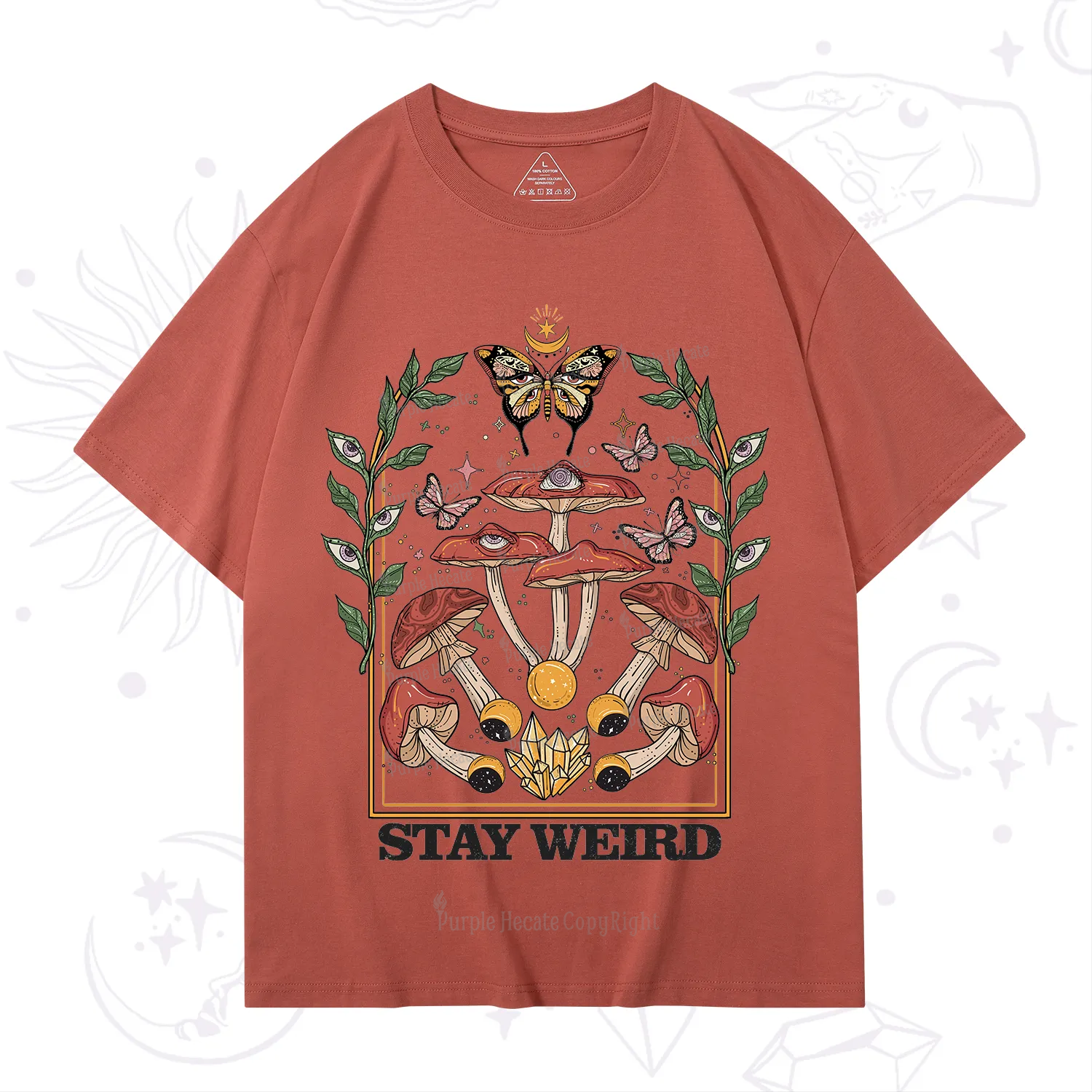 Purplehecate Stay Weird T-Shirt