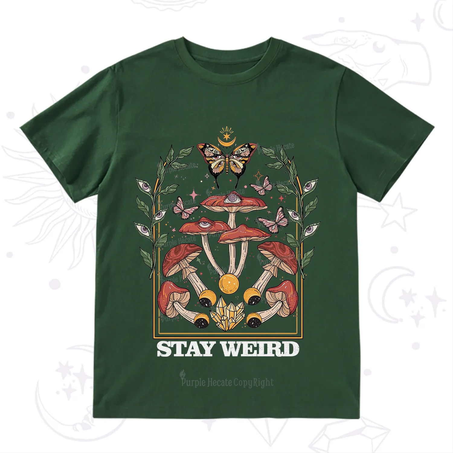 Purplehecate Stay Weird T-Shirt