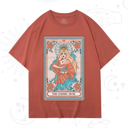 Purplehecate The Cosmic Muse Tarot Card T-Shirt