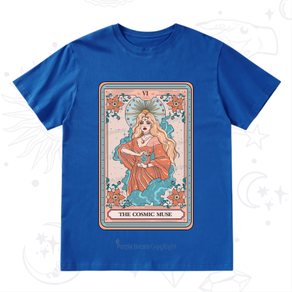 Purplehecate The Cosmic Muse Tarot Card T-Shirt
