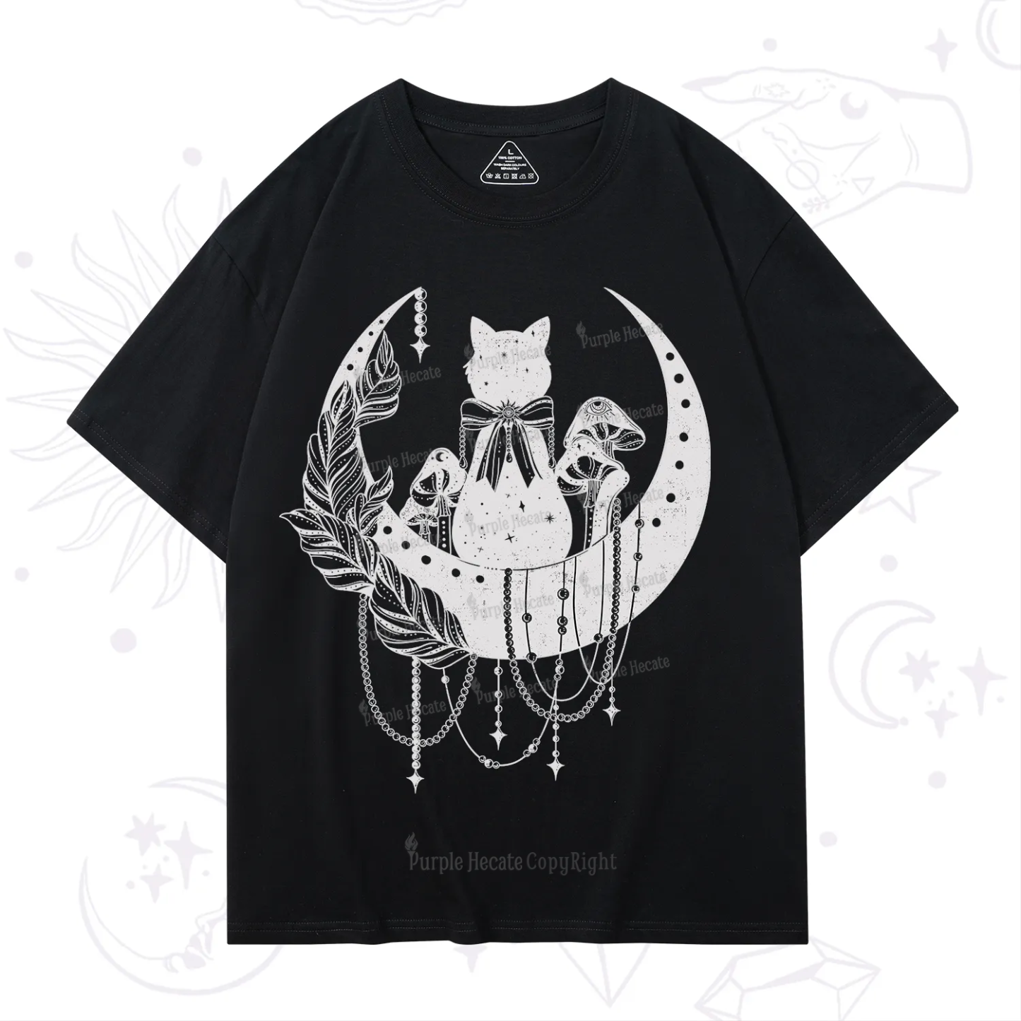 Purplehecate Hecate's Triple Moon T-Shirt