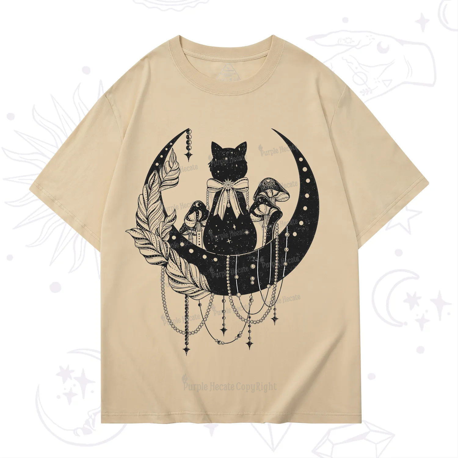 Purplehecate Hecate's Triple Moon T-Shirt