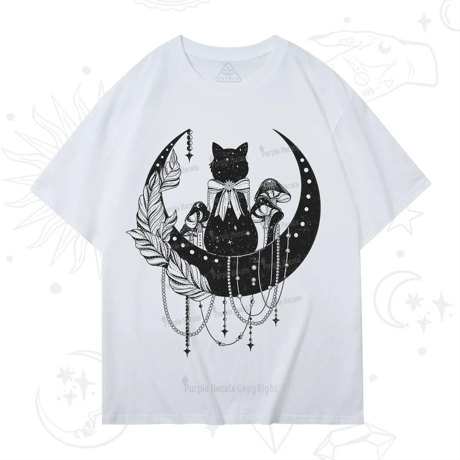 Purplehecate Hecate's Triple Moon T-Shirt