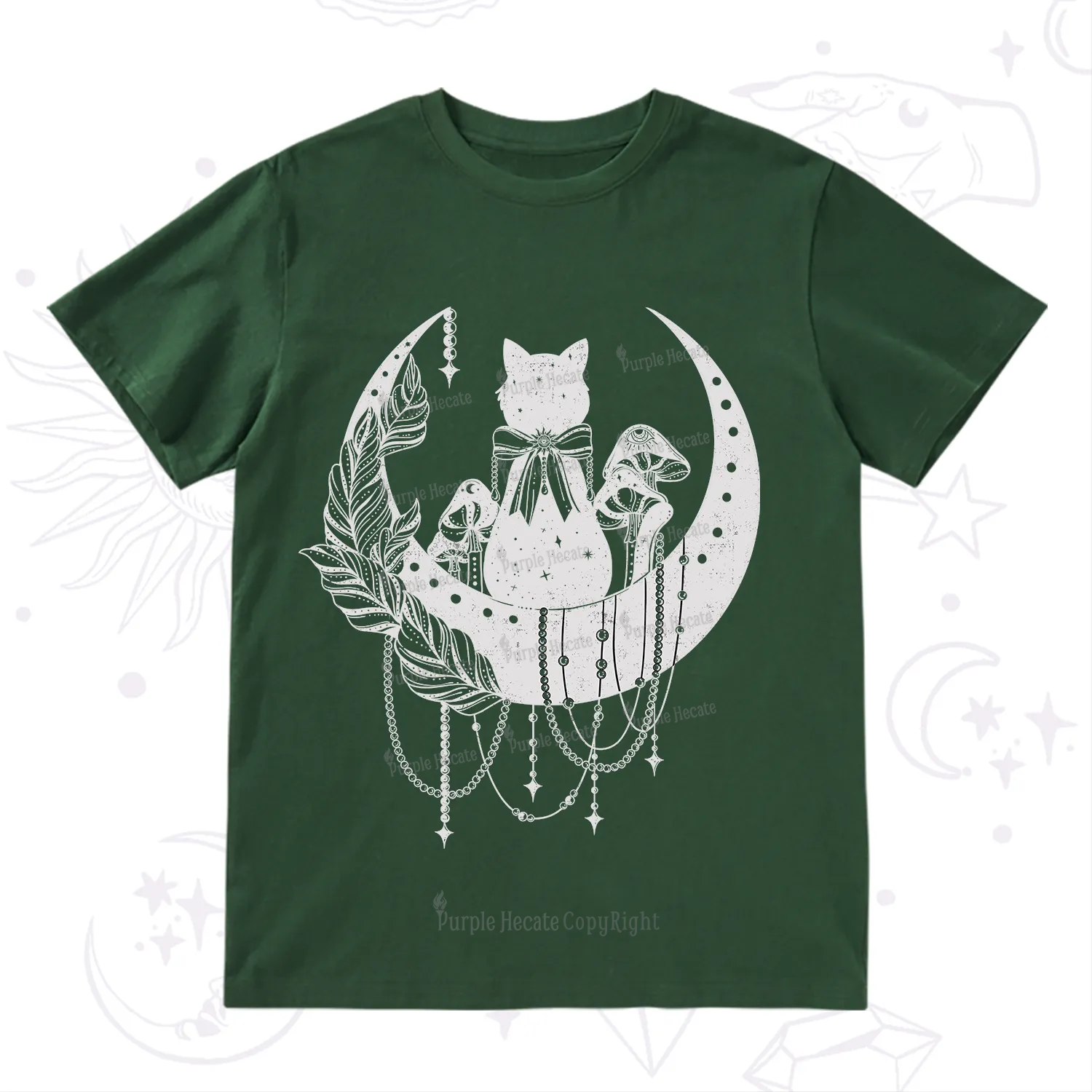 Purplehecate Hecate's Triple Moon T-Shirt