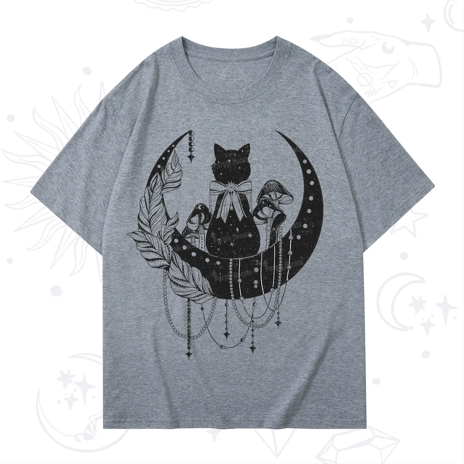 Purplehecate Hecate's Triple Moon T-Shirt
