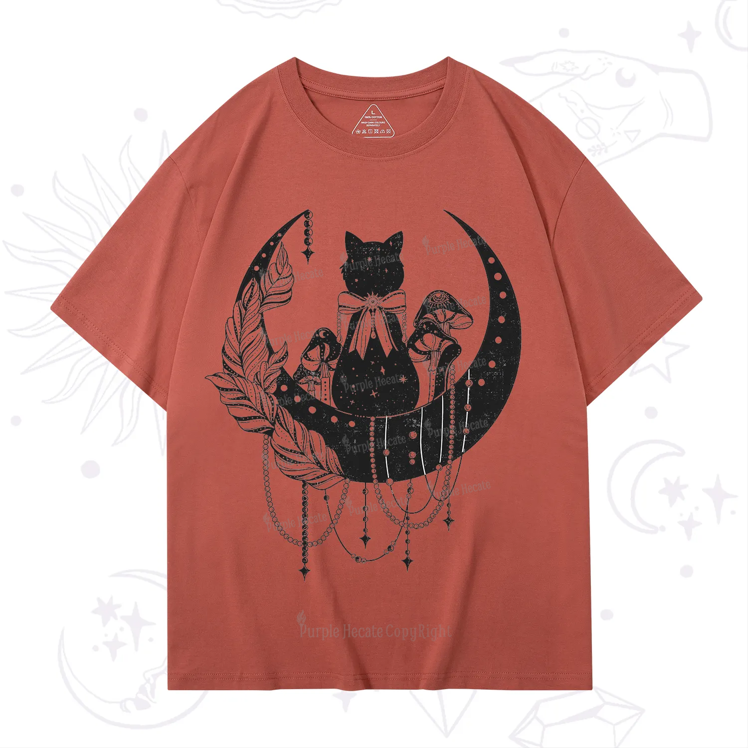 Purplehecate Hecate's Triple Moon T-Shirt