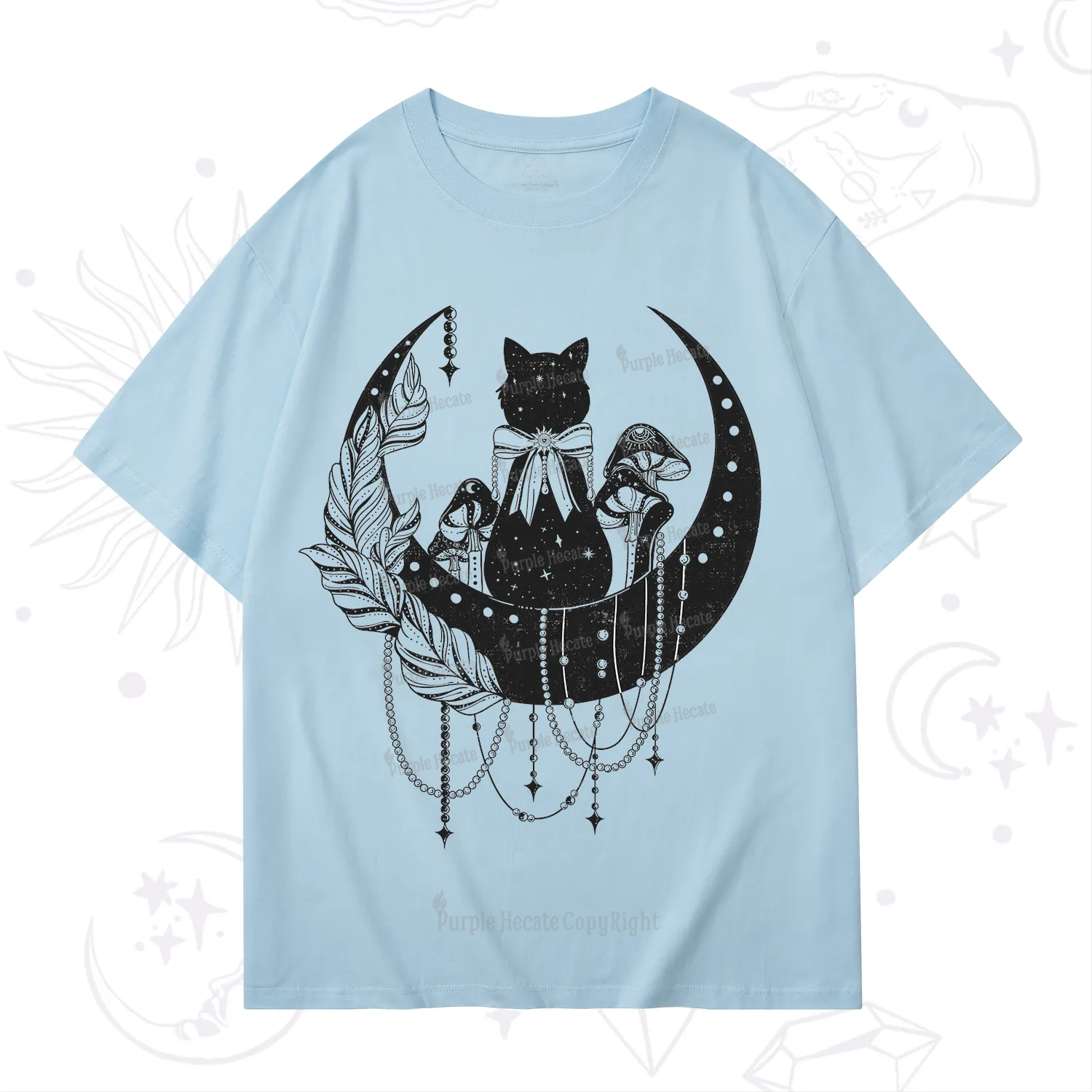 Purplehecate Hecate's Triple Moon T-Shirt