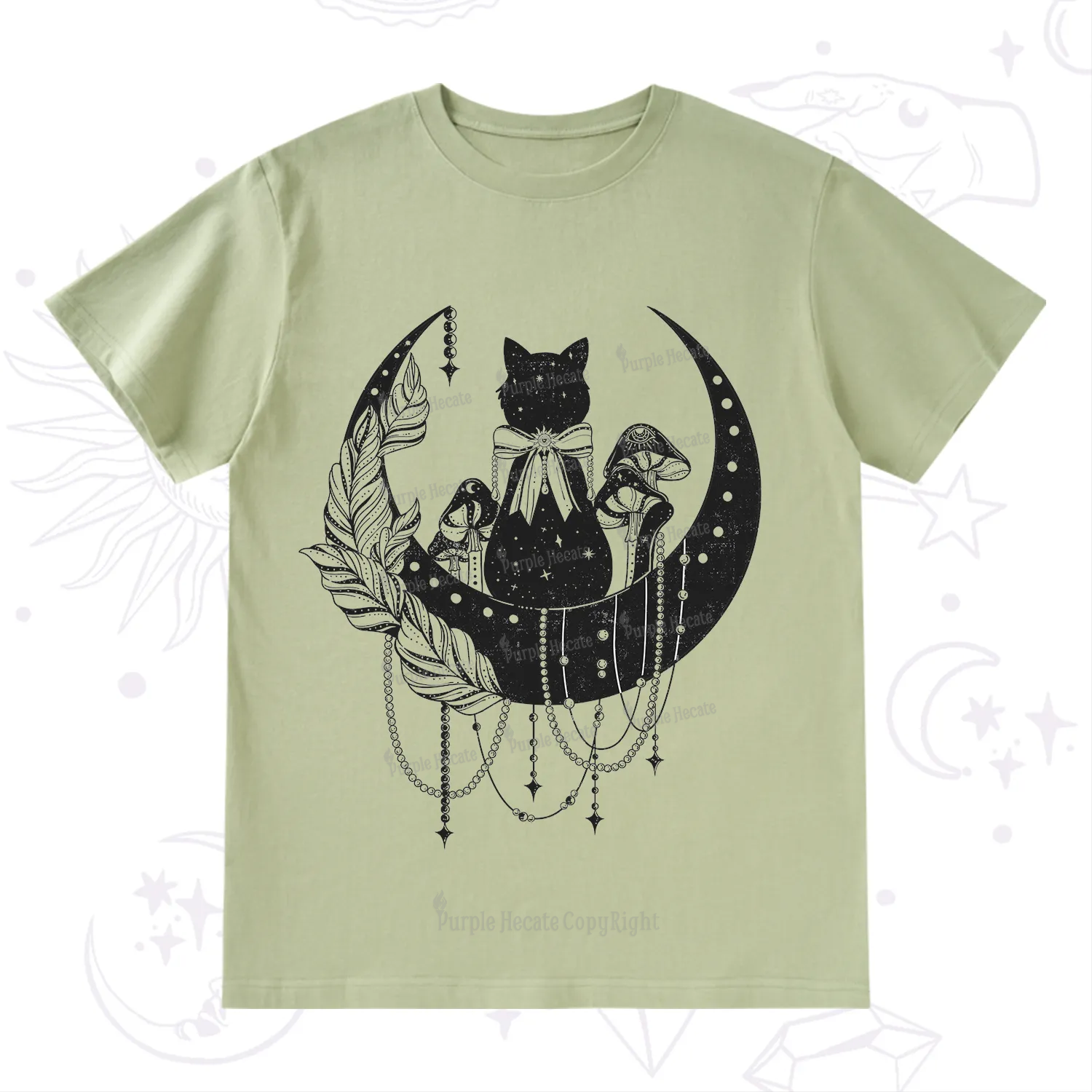 Purplehecate Hecate's Triple Moon T-Shirt