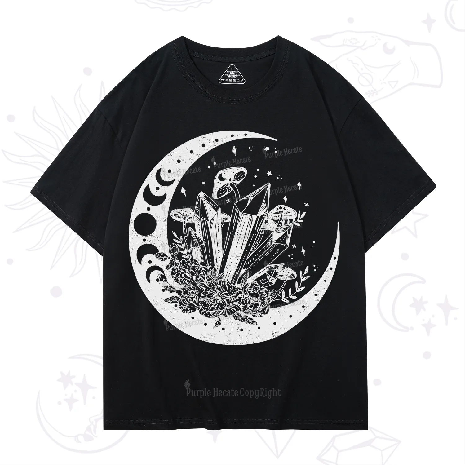 Purplehecate Moonshine and Crystal T-Shirt