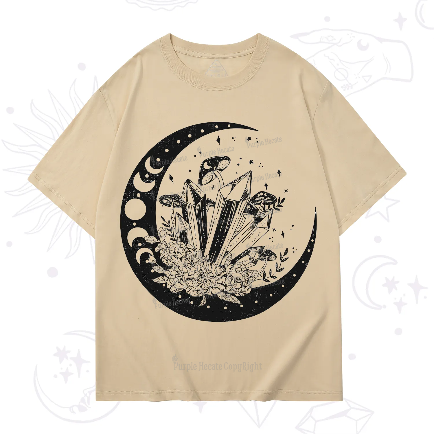 Purplehecate Moonshine and Crystal T-Shirt