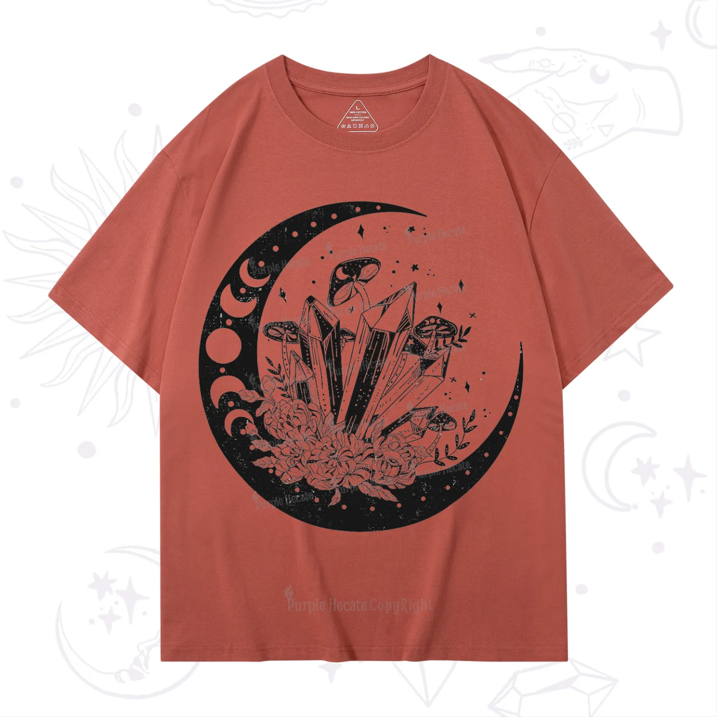 Purplehecate Moonshine and Crystal T-Shirt